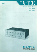 Sony TA-1130 - Service Manual 